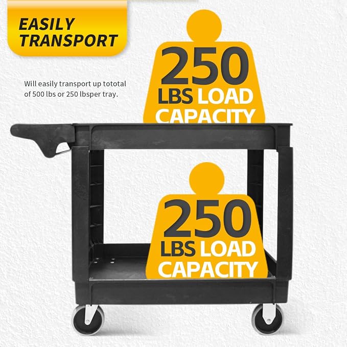 MaxWorks 50993 500-lb Utility Service PP Cart - Image 6