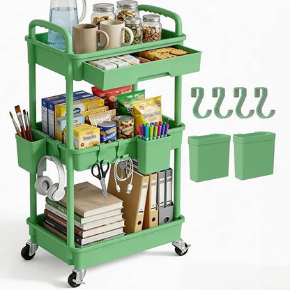 3 Tier Rolling Utility Cart by LLMRR