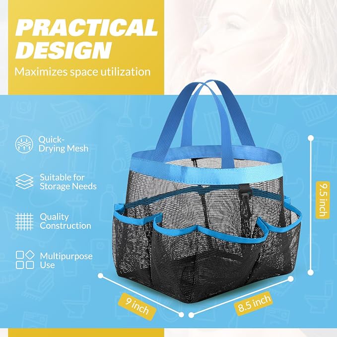 LOYEE Mesh Shower Caddy Portable - Image 2