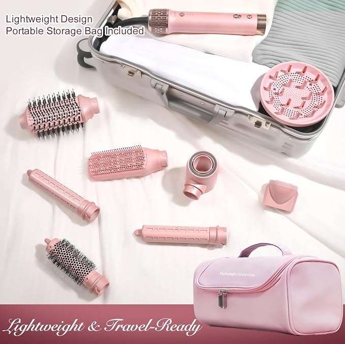Dual Voltage StyleVibe 8-in-1 Air Styler, Hair Dryer & Blow Dryer Brush - Image 11