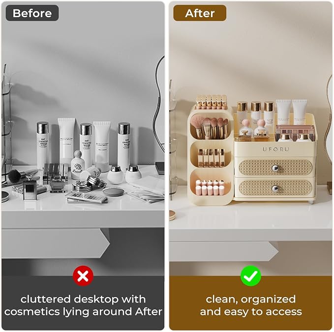 UFORU Makeup Organizer Countertop - Image 7