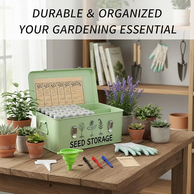 Metal Seed Storage Box Organizer - Image 5