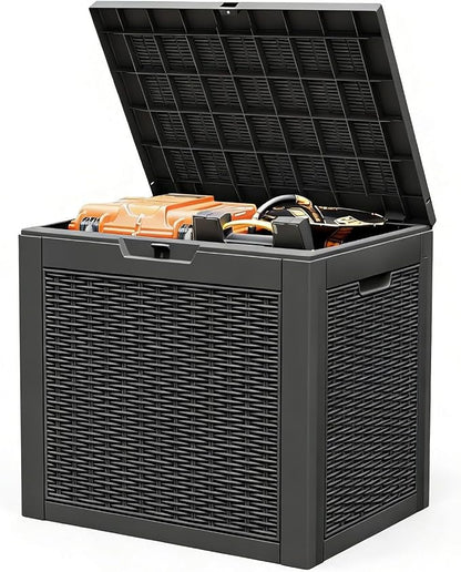 Outdoor Storage Deck Boxes Waterproof, Waterproof and UV Resistant Outdoor by NBYSGO