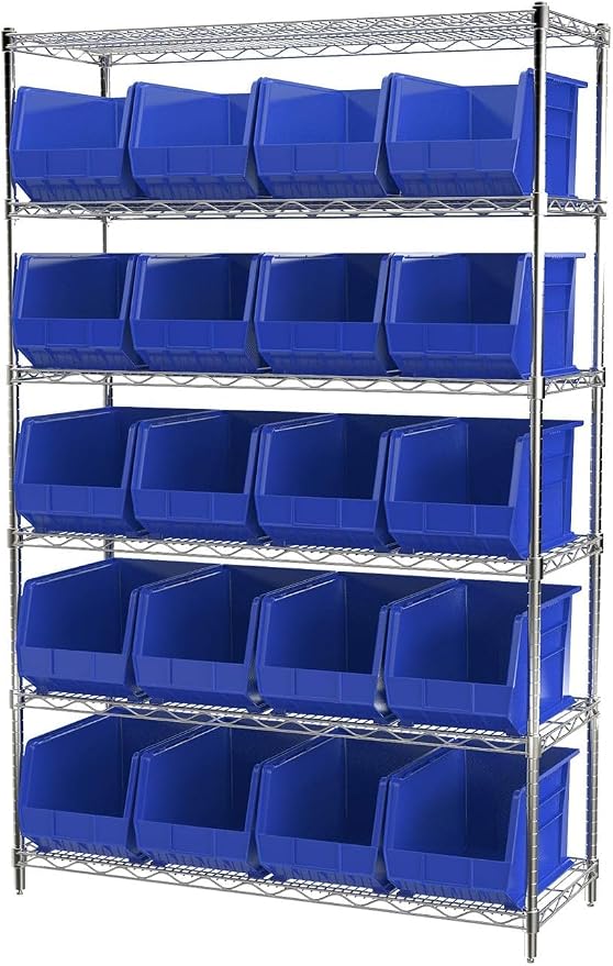 Akro-Mils 30260 AkroBins Plastic Storage Bins, Space-Saving Stackable Bins - Image 9