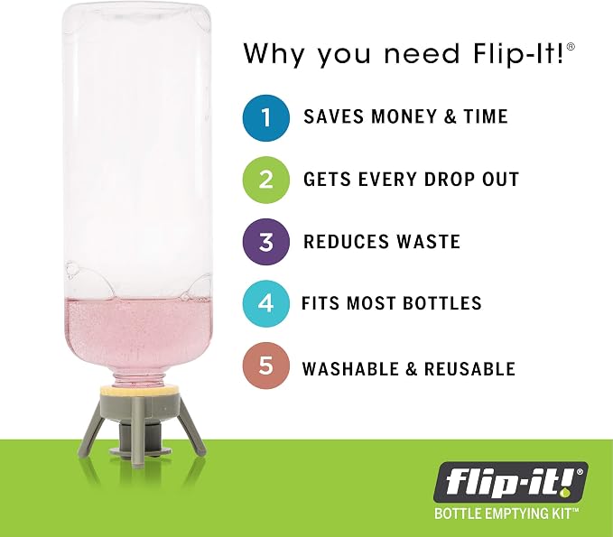 Flip-It! Bottle Emptying Kit – 6 Bottle Pack - Image 9