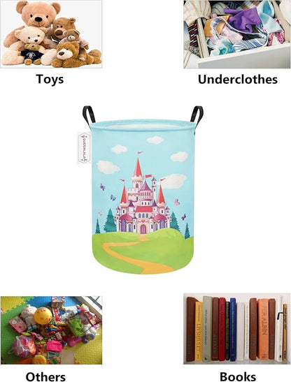 QUEENLALA Large Storage Basket, Laundry Hamper/Bathroom/Home Decor/Collapsible - Image 3