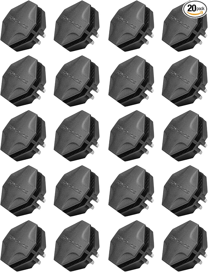 SONGMICS Plastic Connectors for DIY Wire Cube Storage Unit, 20 Pieces, ABS by Unknown