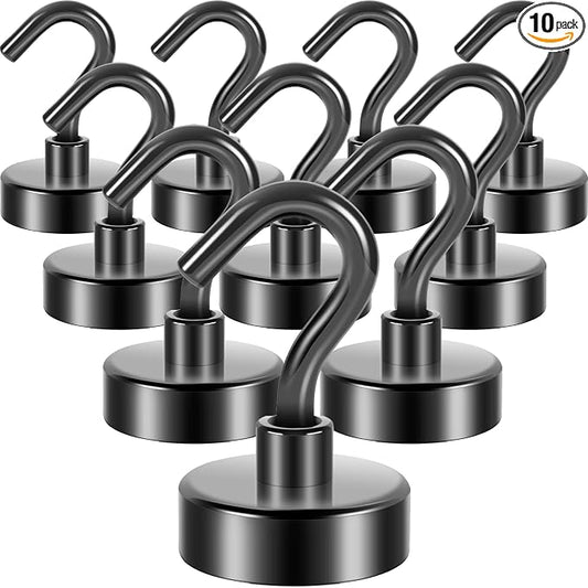 Neosmuk Magnetic Hooks, Heavy Duty 40lb+ Strong Magnet Hook by Neosmuk