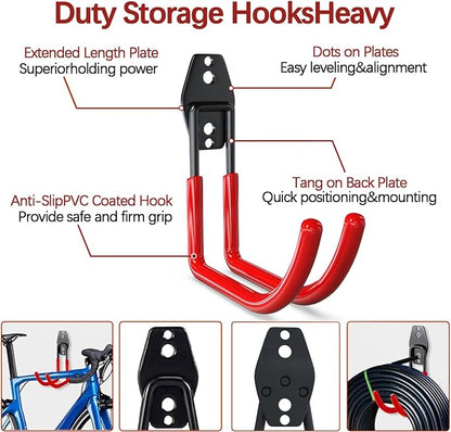 3-H Garage Wall Hooks 31 Pack, Garage Hooks Heavy Duty - Image 3
