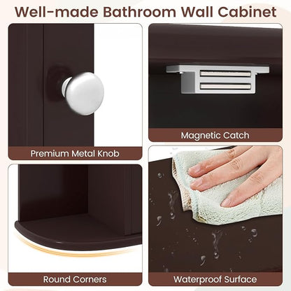 Tangkula Bathroom Medicine Cabinet - Image 8