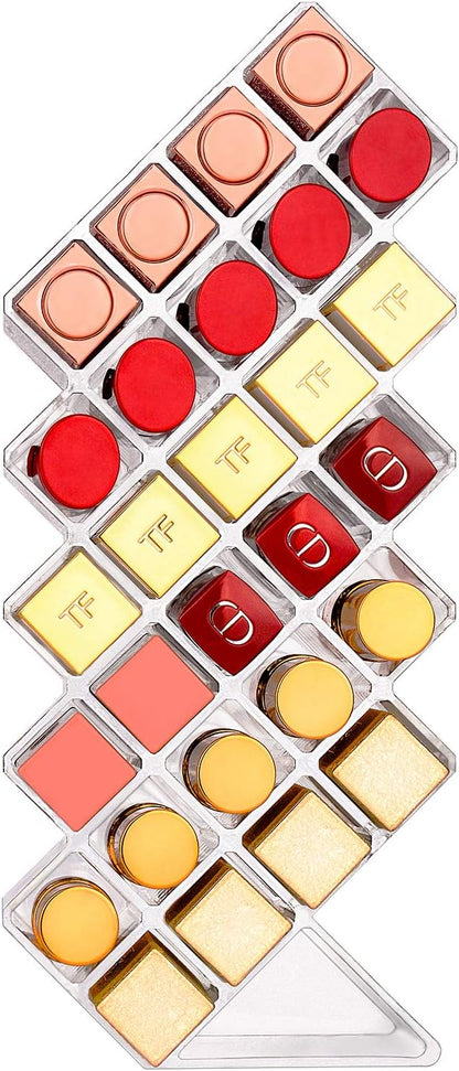 JessLab Lipstick Organizers, Acrylic Holder Lip Gloss Tower Clear Cosmetic Fish by JessLab