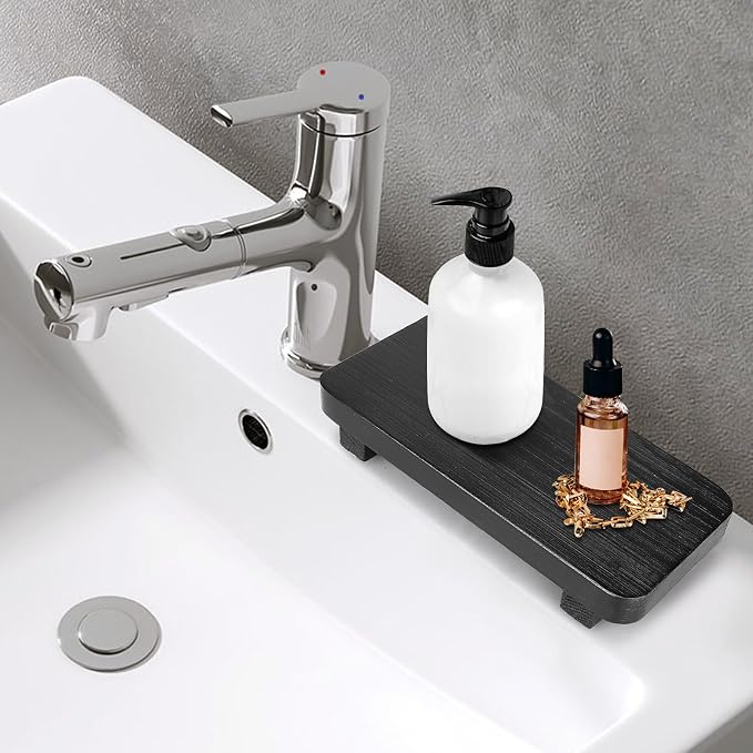 Small Black Kitchen Sink Soap Holder - Image 2