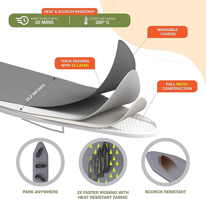 Xabitat Wall Mounted Ironing Board - Image 3