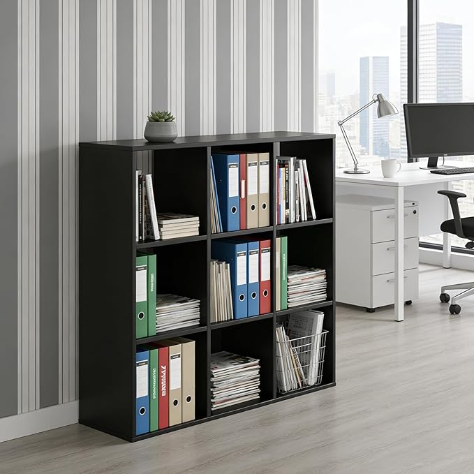 9 Cube Storage Organizer, Reversible Bookcase Shelf, Open Cube Bookshelf - Image 2