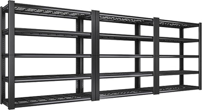 REIBII 3010LBS Storage Shelves 72" H Garage Shelving Heavy Duty Metal Shelving by REIBII