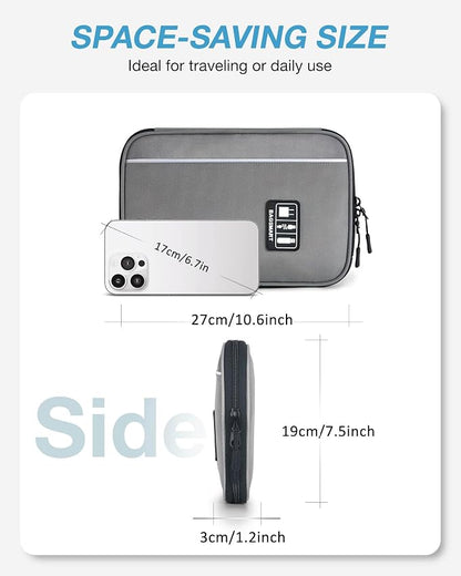 BAGSMART Large Electronics Organizer Travel Case - Image 5