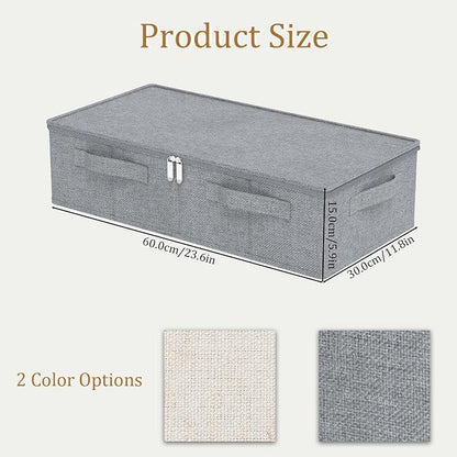 Underbed Storage Box, Foldable Bed Sheet Organizer, Cube Bags Container - Image 6