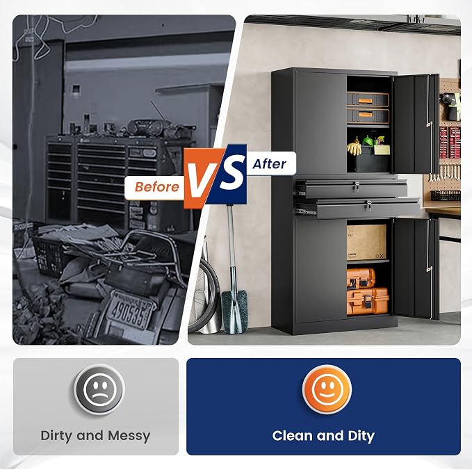 Metal Garage Storage Cabinet - Image 7
