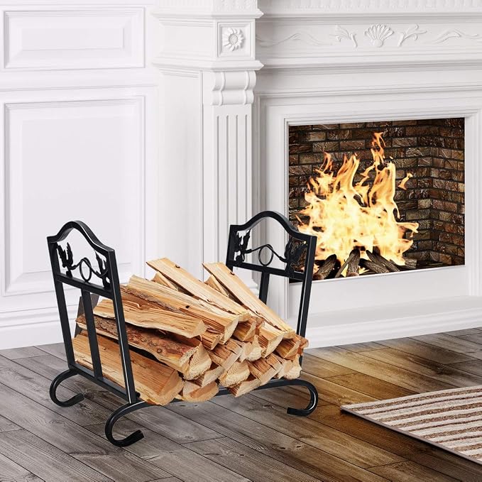 Portable Firewood Rack, Folding Heavy Duty Log Storage Rack Lightweight Suitable - Image 6