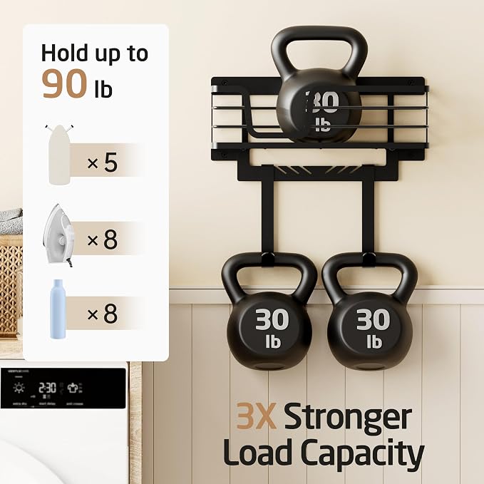 KES Ironing Board Hanger Wall Mount - Image 2