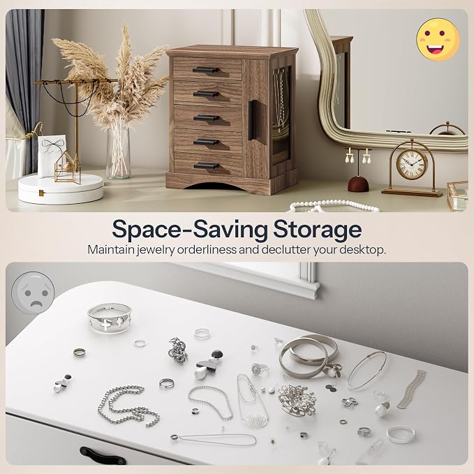 HOOBRO Jewelry Box for Women, Jewelry Organizer - Image 8