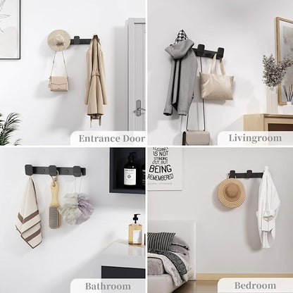 Coat Rack Wall Mount Coat Hooks - Image 3