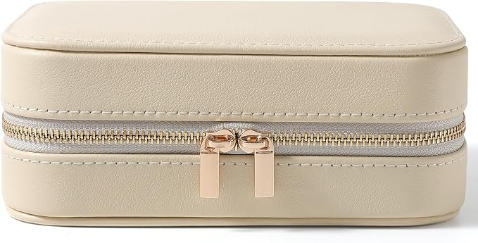 Genuine Leather Travel Jewelry Organizer Case - Image 3