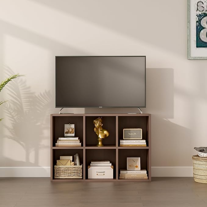 6-Cube Storage Shelf Bookcase - Image 5