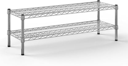 14" Deep x 42" Wide x 14" Height Wire Shelving Kit | 2-Tier | NSF Commercial by Regal+Altair