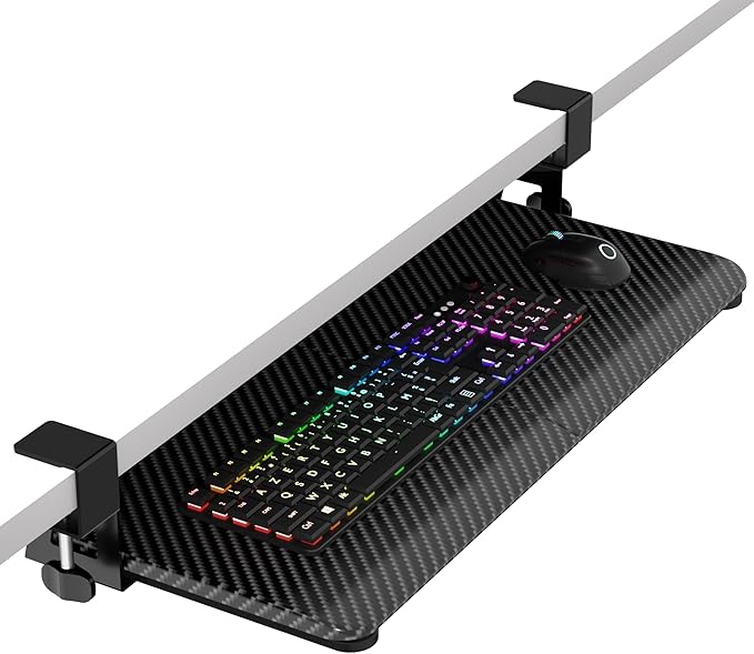 ERGOMAKER Keyboard Tray Under Desk, Pull Out Keyboard Tray by ERGOMAKER