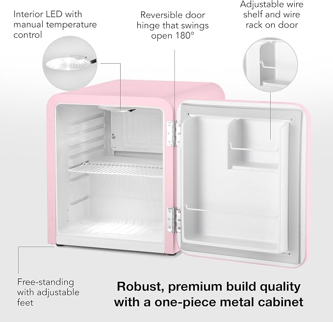 Cooluli Curve 1.7 cu ft Mini Fridge - Image 4