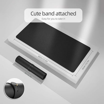 YSAGi Office Desk Pad, Desk Mat, 23.6" x 13.7" Ultra Thin Waterproof PU Leather - Image 6
