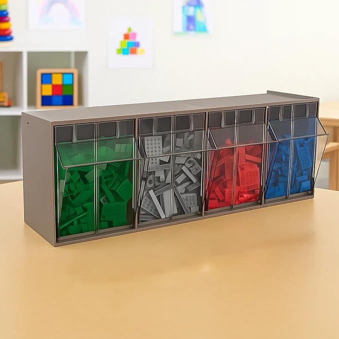 Akro-Mils TiltView Plastic Storage Cabinet - Image 2