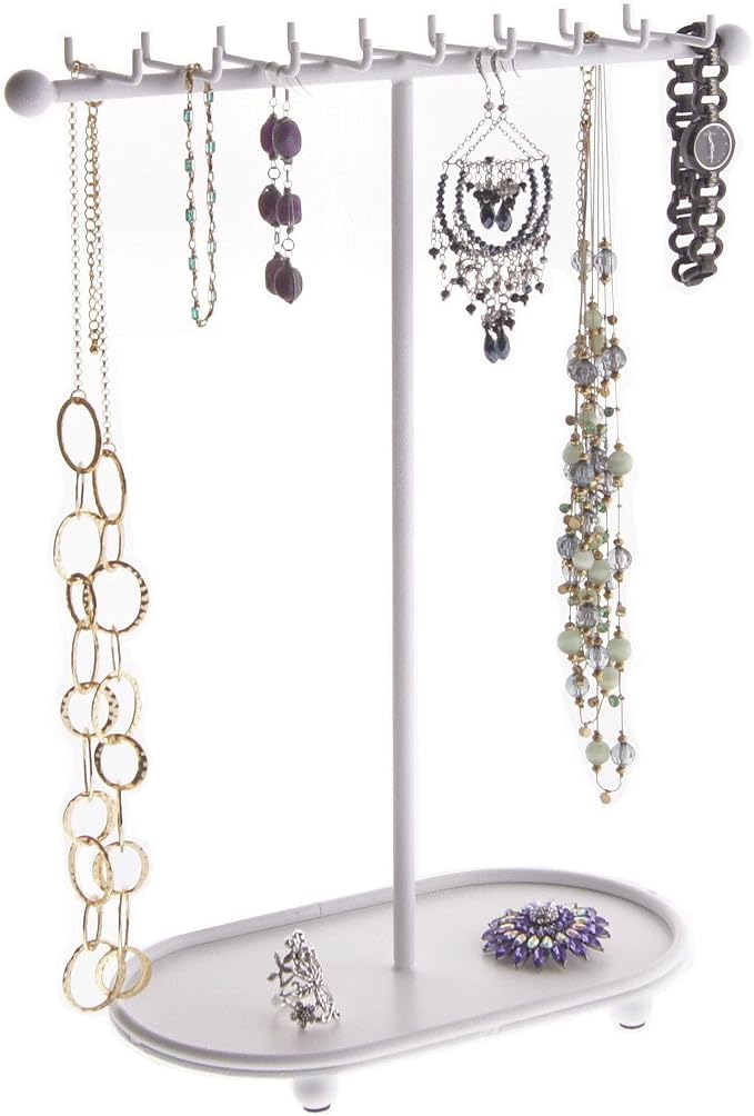 Angelynn's Sturdy Long Necklace Holder Organizer Tall Tabletop Pendant Display by Angelynns