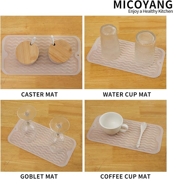 Silicone Dish Drying Mat for Multiple Usage, Easy clean, Eco-friendly, - Image 4
