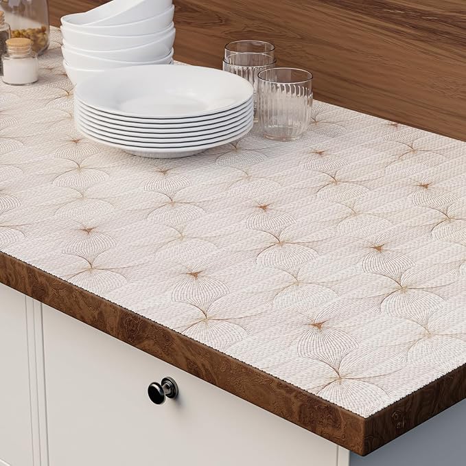 Quttisay Shelf Liner for Kitchen Cabinets, Non Adhesive Cabinet Liner, Non-Slip - Image 7