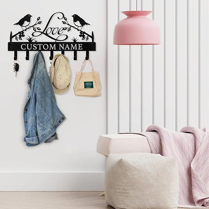 Personalized Key Holder Wall Mount - Image 2
