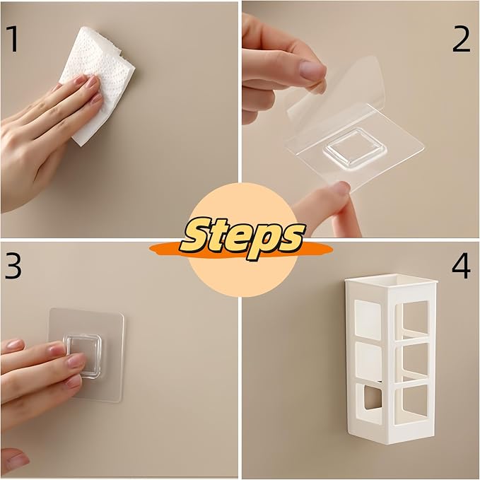 2 Set Hair Tool Organizer Wall Mount, Hanging Bathroom Hair Tool Organizer - Image 7