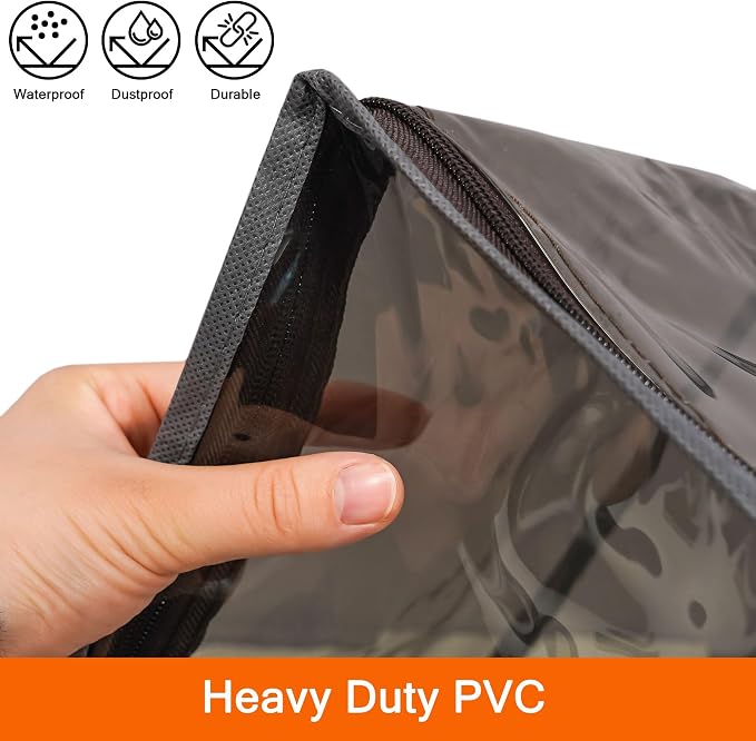 Vieshful Grey 40L Clear Clothes Storage Bag - Image 3