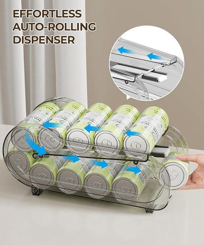 Drink Organizer for Fridge, Soda Can Organizer Dispenser for Refrigerator - Image 3