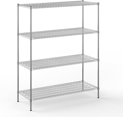24" Deep x 60" Wide x 74" Height Wire Shelving Kit | 4-Tier | NSF Commercial by Regal+Altair