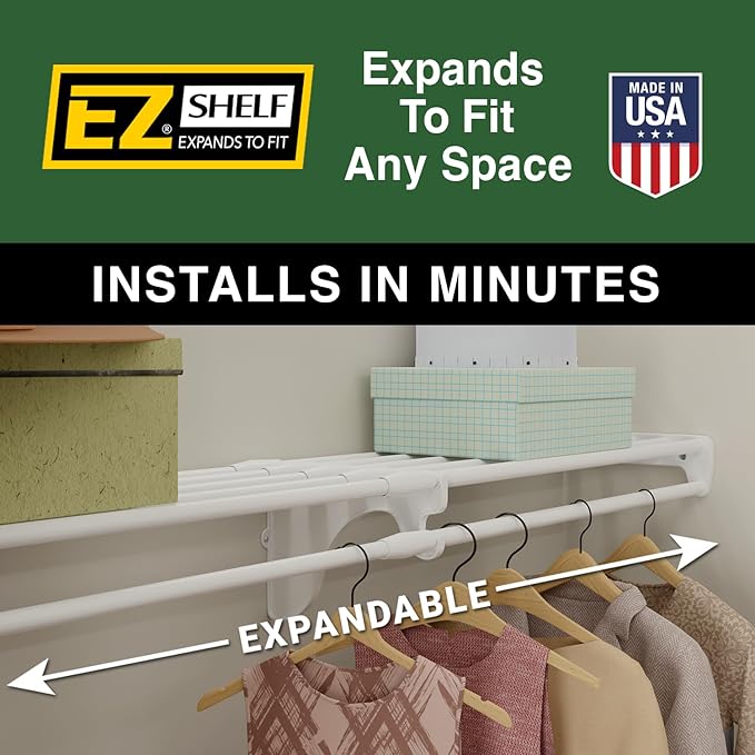 EZ Shelf Expandable Closet Kit - Image 4