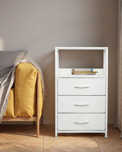 Dresser for Bedroom, Fabric Nightstand Tall Dresser & Chests of Drawers - Image 4