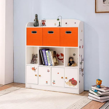 Fabric Cubby Storage Bins, Cube Organizer Bin Foldable Storage Boxes - Image 5