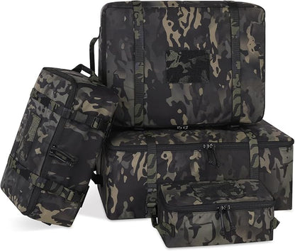PETAC GEAR 4 PCS Tactical Modular Packing Cubes by PetacGear