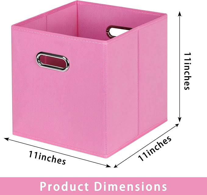 Fabric storage bins Cubes, Fabric Cube Organizer - Image 2