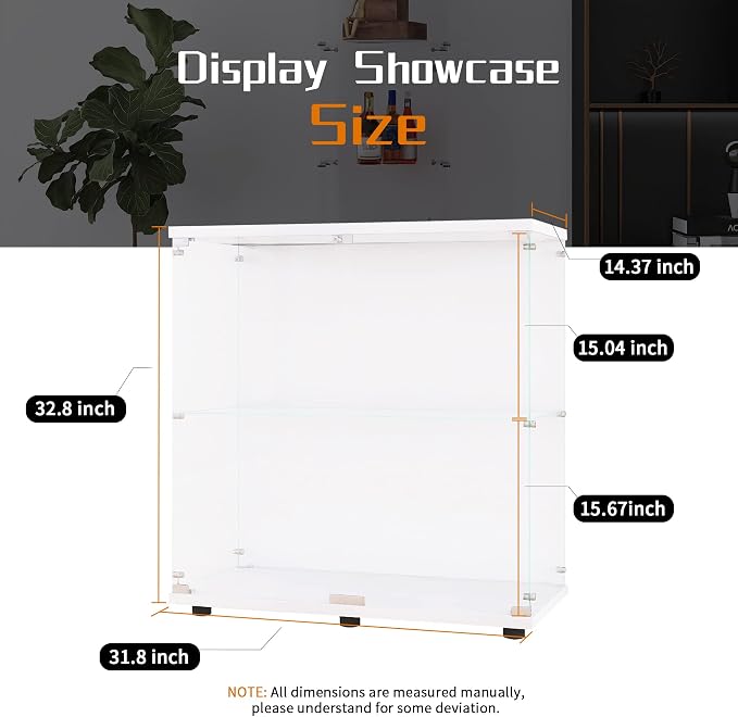 Beauty4U Glass Display Cabinet - Image 3