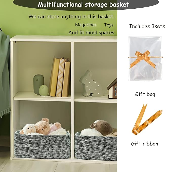 COMFY-HOMI 11.5"x7.5"x4.7" Storage Baskets - Image 3
