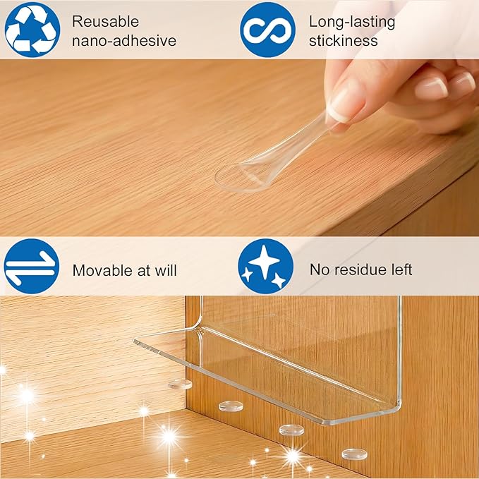 SortNStore Shelf Dividers for Closet Organization: 10" Tall x 12" Deep - Image 3