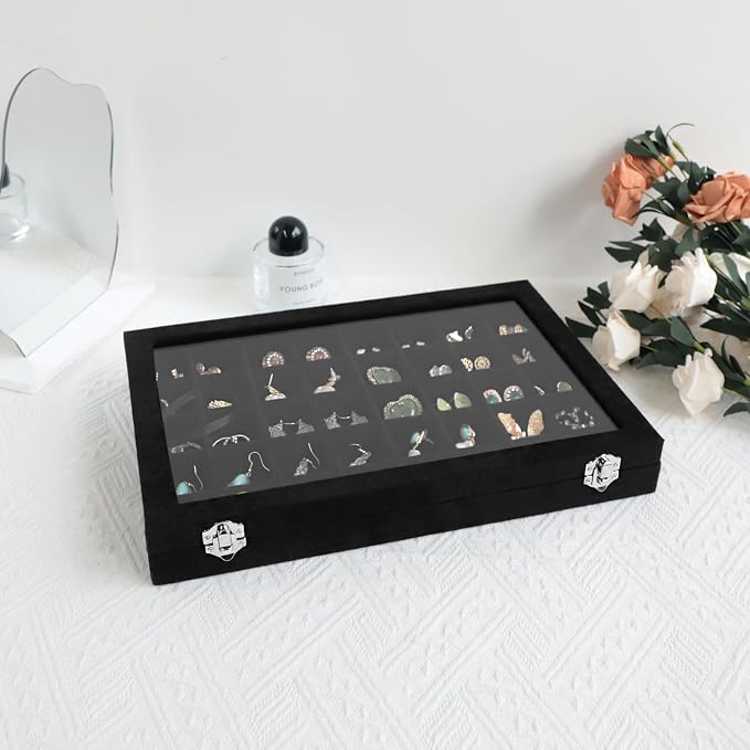 Wudygirl 40 Grid Jewelry Organizer Tray - Image 4